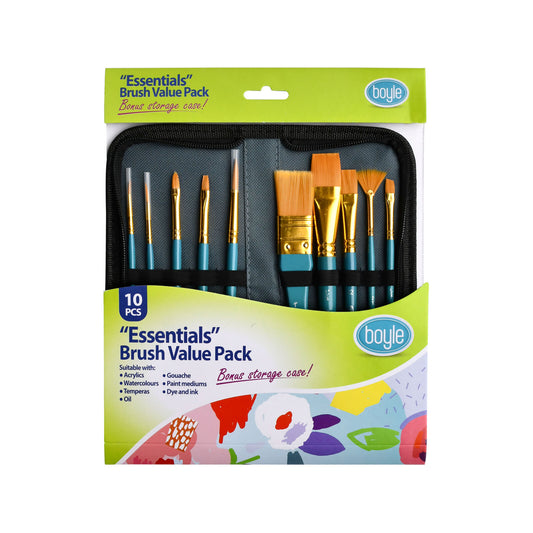 Boyle Essentials Brush Value Pack - 10 Pack