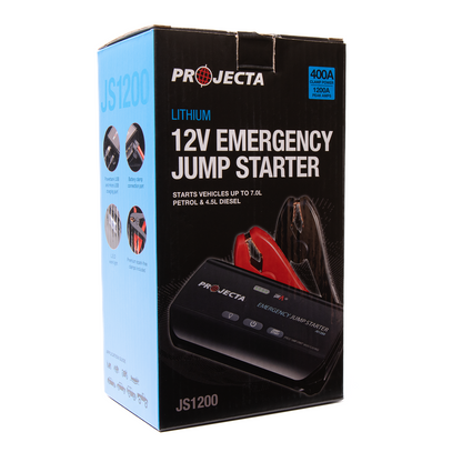 Projecta 12V Emergency Jumpstarter - 1200A - Black