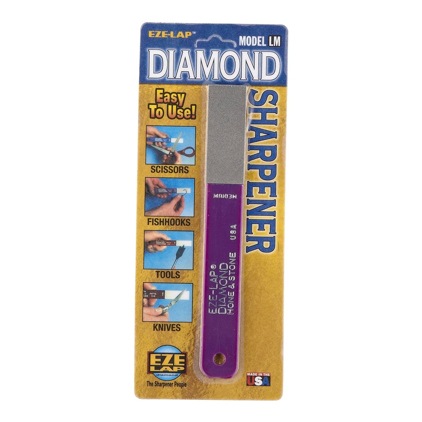 Eze Lap Diamond Medium Hone Sharpener - 400-Grit - 20 x 150mm