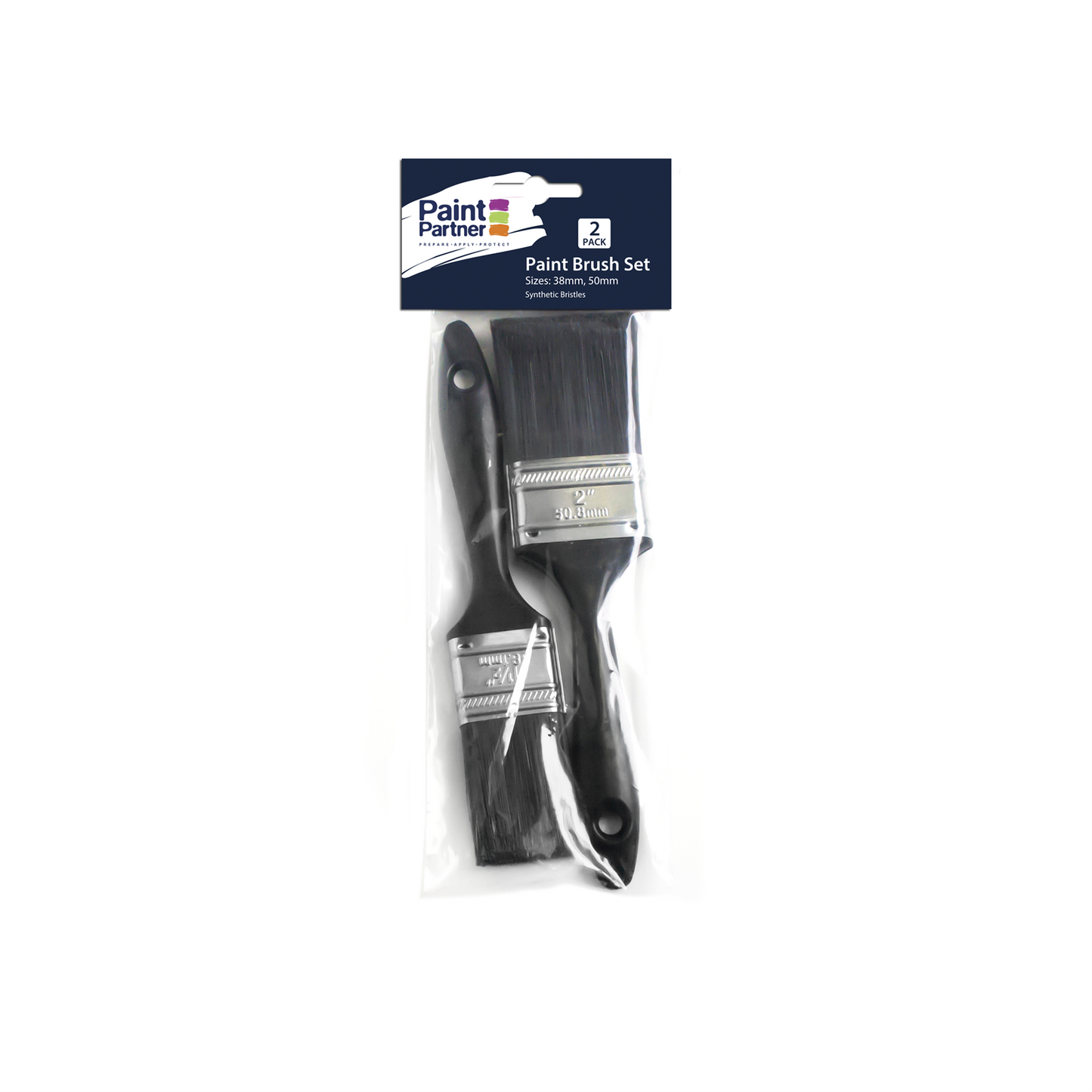 Paint Partner Paint Brush Set - 38, 50mm - 2 Piece