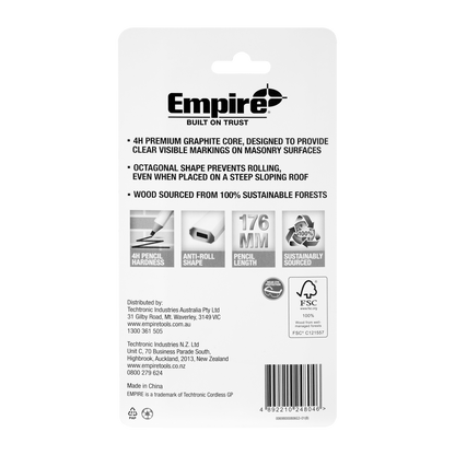 Empire Hard Masonry Pencil Pack - 10 Piece - 176mm