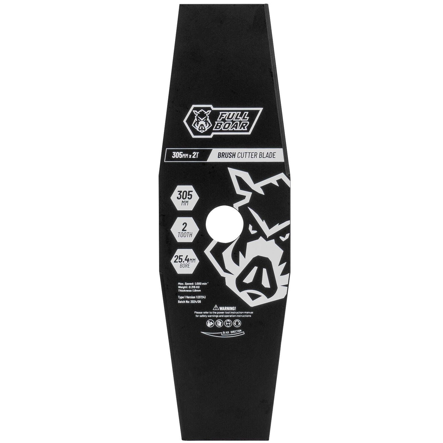 Full Boar Brush Cutter Blade - 305mm - 2T