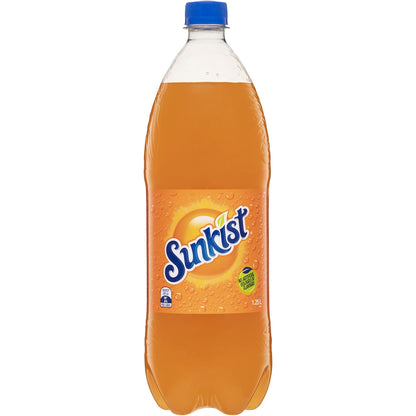 Sunkist Orange Soft Drink Bottle 1.25l