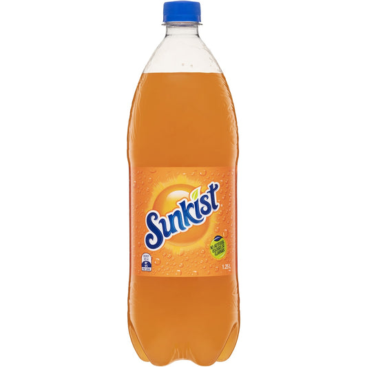 Sunkist Orange Soft Drink Bottle 1.25l