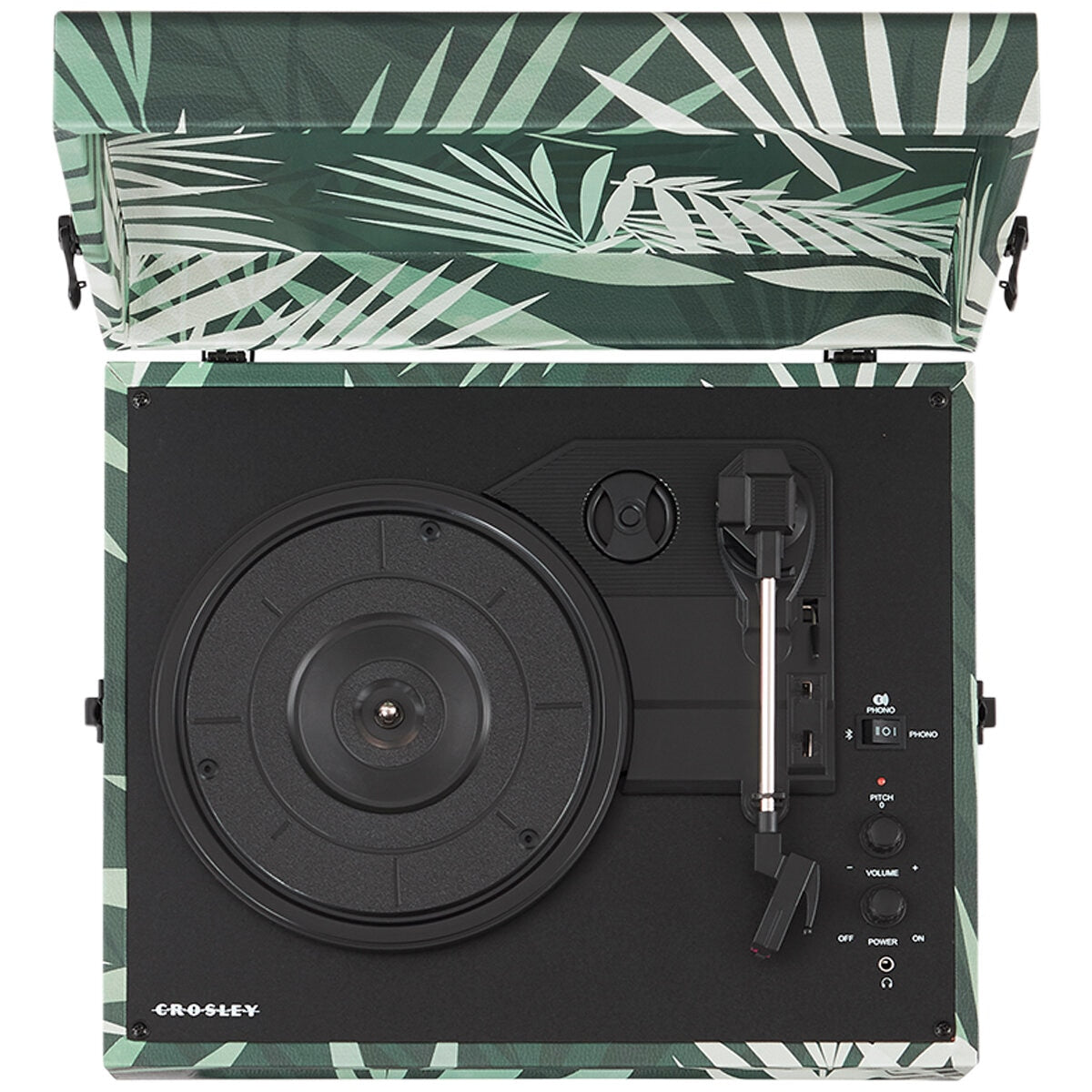 Crosley Voyager Bluetooth Portable Turntable Botanical