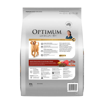 Optimum Adult All Breed Dry Dog Food With Beef Vegetables & Rice - 7kg