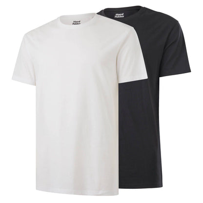 Hard Yakka Core Tee Bundle - 2 Pack - Size L - White/Charcoal