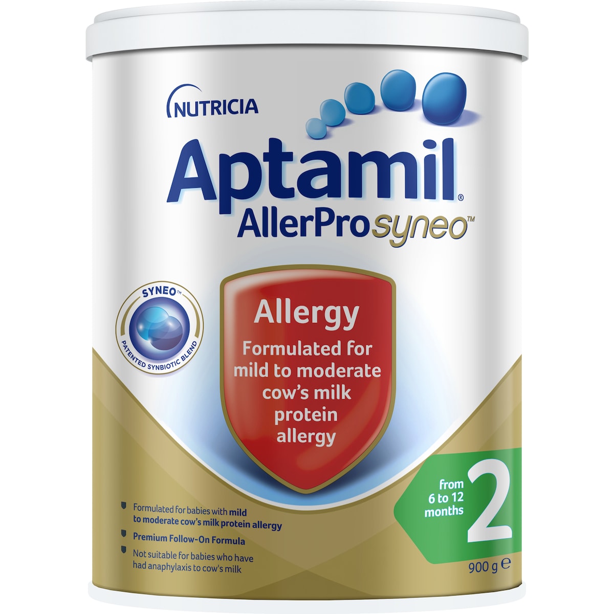 Aptamil Allerpro Syneo 2 Follow-on Formula Allergy 6-12 Months 900g
