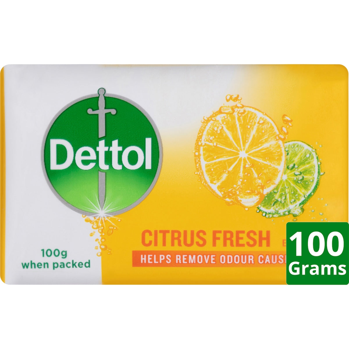 Dettol Citrus Fresh Bar Soap 100g X 3 Pack