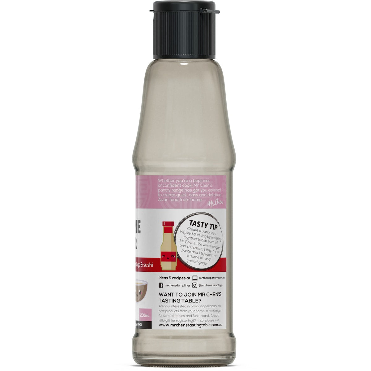 Mr Chens Rice Wine Vinegar 250ml