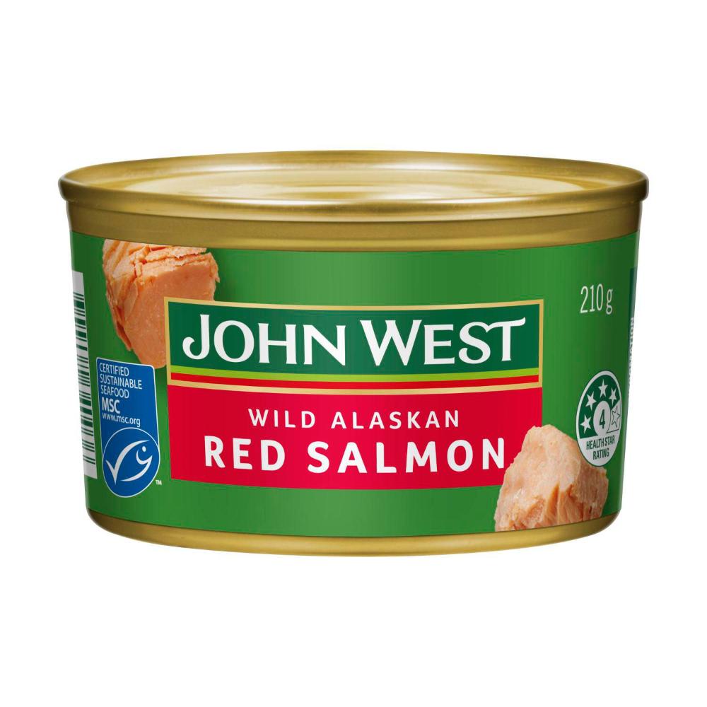 John West Wild Alaskan Red Salmon - 210g