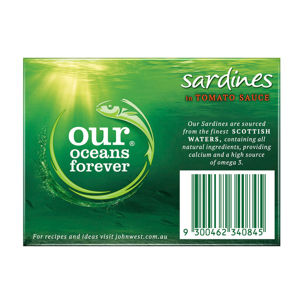 John West Sardines In Tomato Sauce - 110g