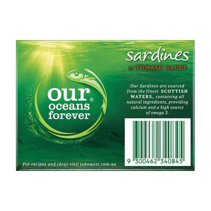 John West Sardines In Tomato Sauce - 110g