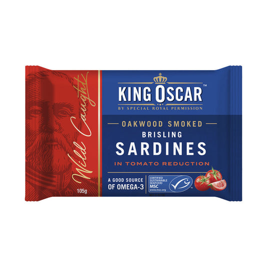 King Oscar Layer Sardines in Tomato Sauce - 105g