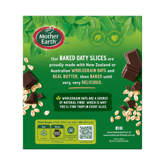 Mother Earth Baked Oaty Slices Chocolate Chip - 240g