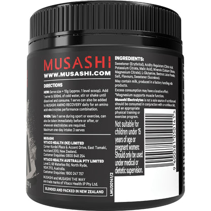 Musashi Electrolytes Watermelon Flavour 300g