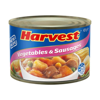 Harvest Vegetables & Sausages - 425g