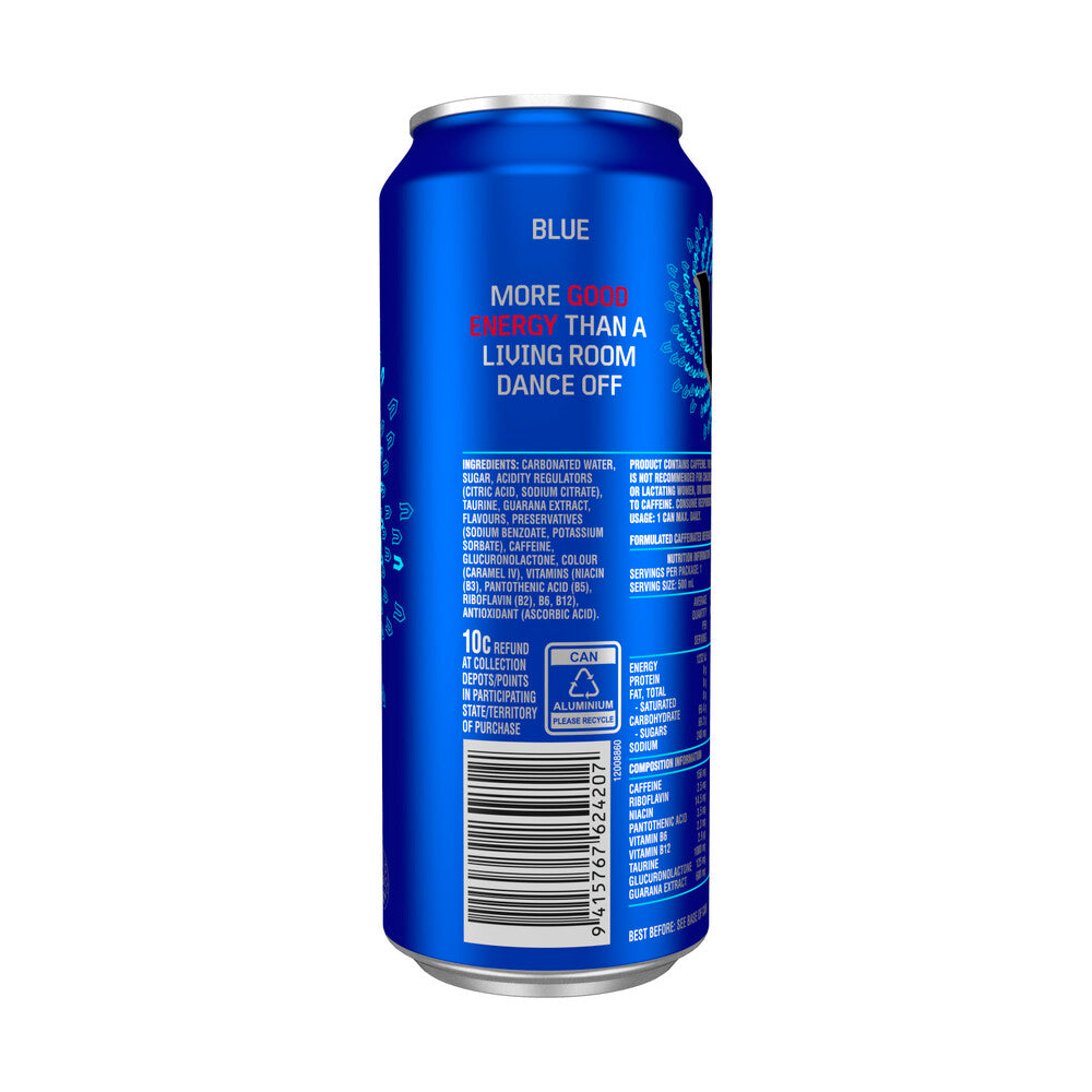 V Energy Drink Blue - 500mL