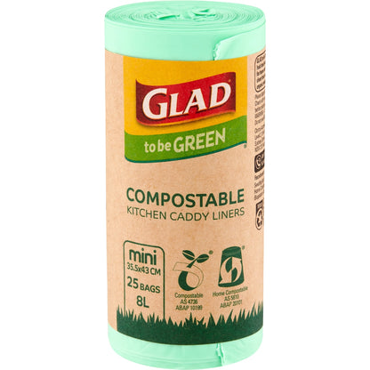 Glad To Be Green Compostable Mini 25 Pack