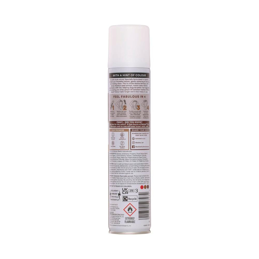 Batiste Brunette Coloured Dry Shampoo - 200mL