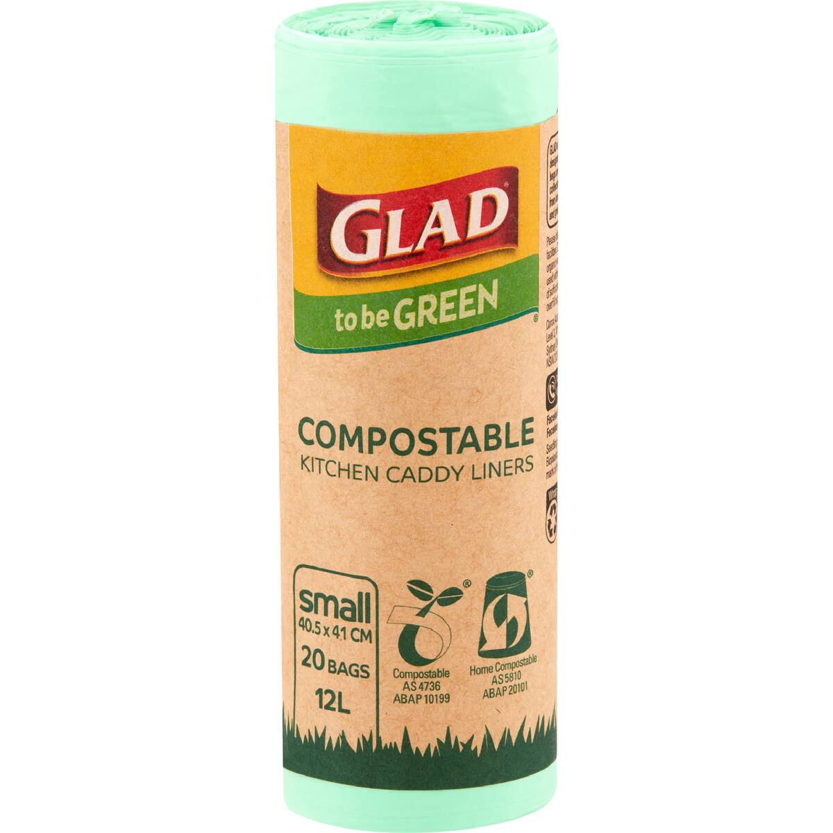 Glad To Be Green Compostable Small 20 Pack