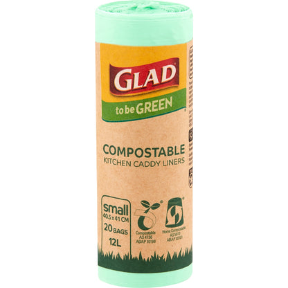 Glad To Be Green Compostable Small 20 Pack