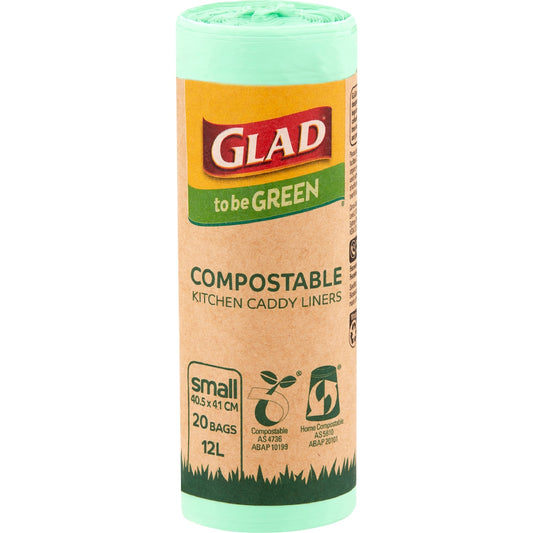 Glad To Be Green Compostable Small 20 Pack