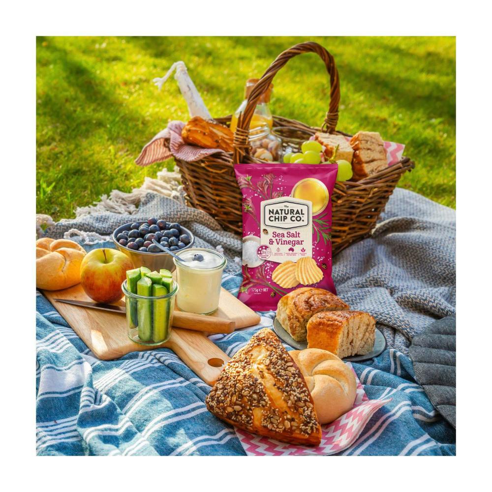 Natural Chip Co. Sea Salt & Vinegar Potato Chips - 175g