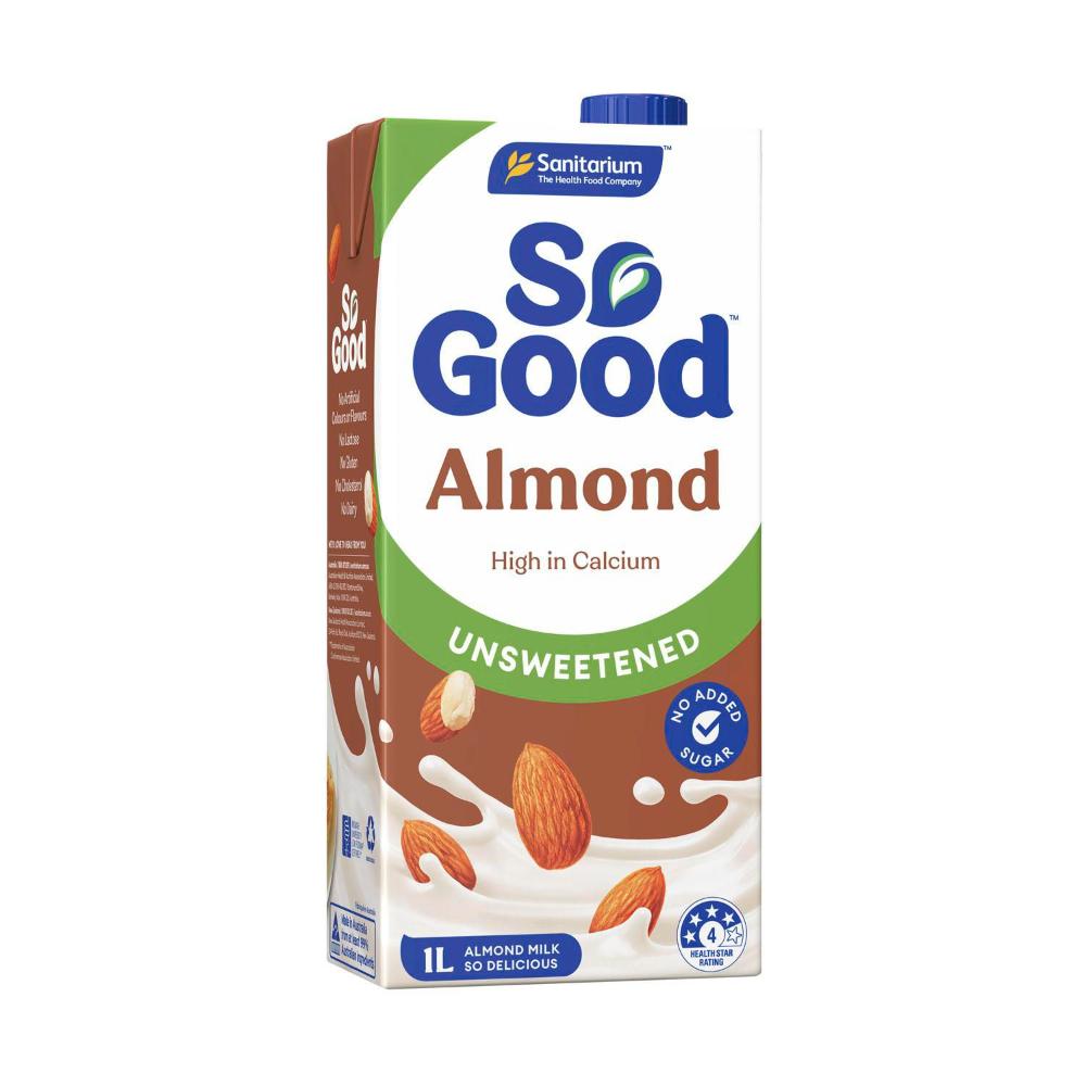 Sanitarium So Good Long Life Unsweetened Almond Milk - 1L