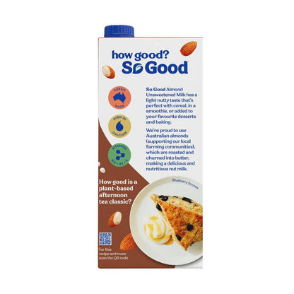 Sanitarium So Good Long Life Unsweetened Almond Milk - 1L