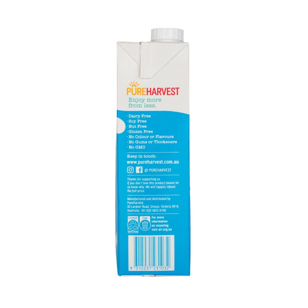 Pureharvest Coco Quench Organic Coconut Unsweetened Long Life Milk Uht - 1L