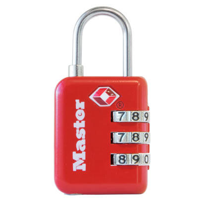 Master Lock Luggage Padlock - 30mm - Metal - TSA-Accepted