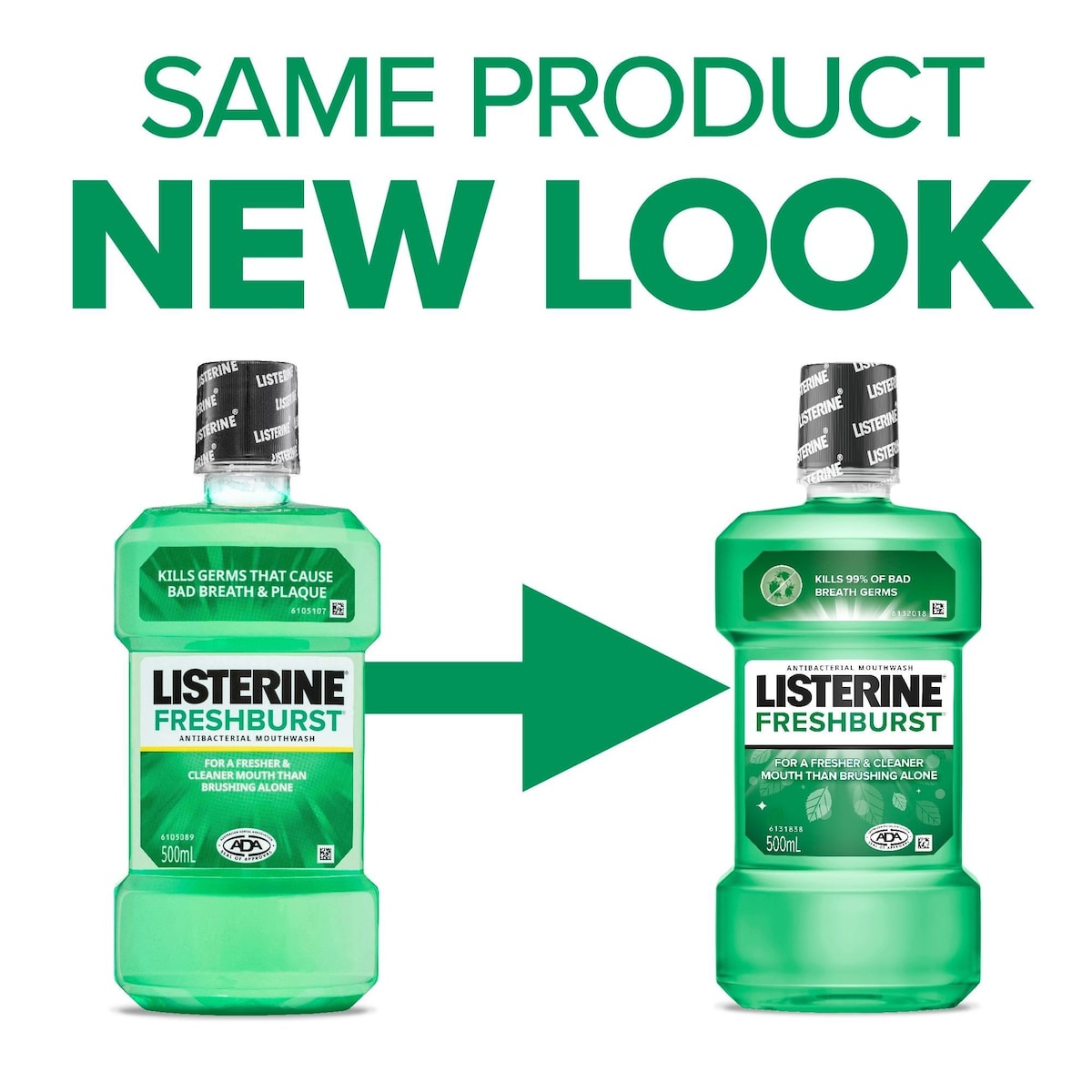 Listerine Freshburst Antibacterial Mouthwash 1l