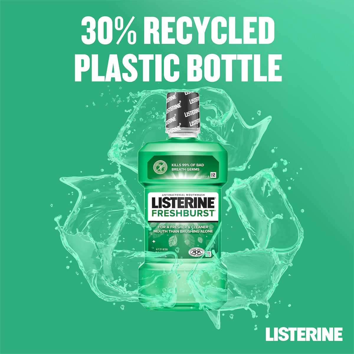 Listerine Freshburst Antibacterial Mouthwash 1l