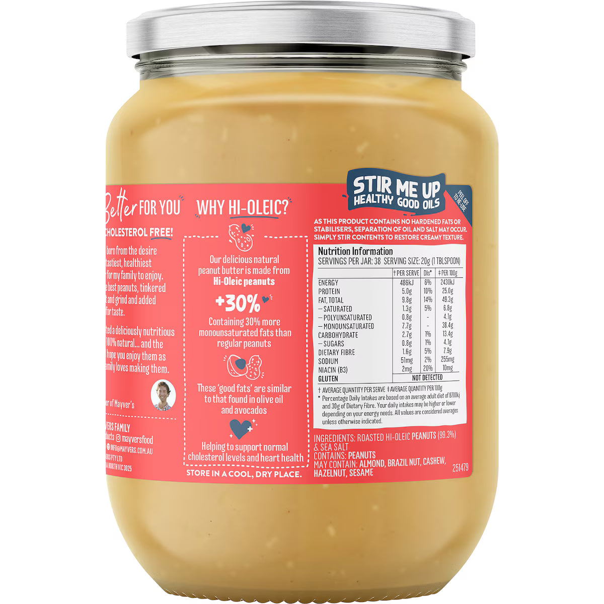 Mayver's Crunchy Peanut Butter | 750g
