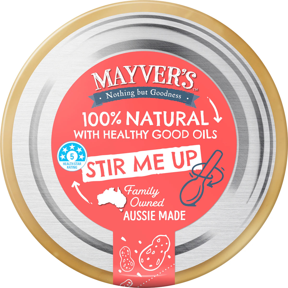 Mayver's Crunchy Peanut Butter | 750g