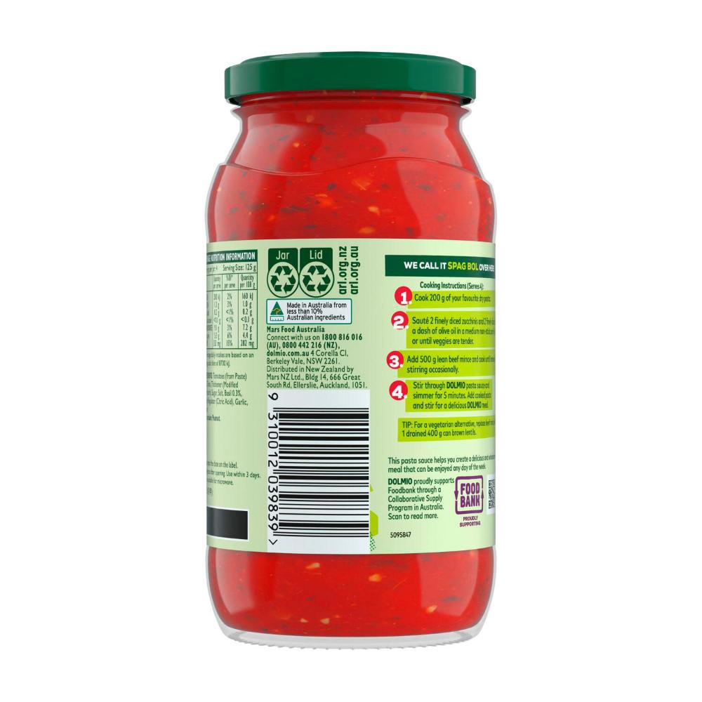 Dolmio assic Basil Pasta Sauce - 500g