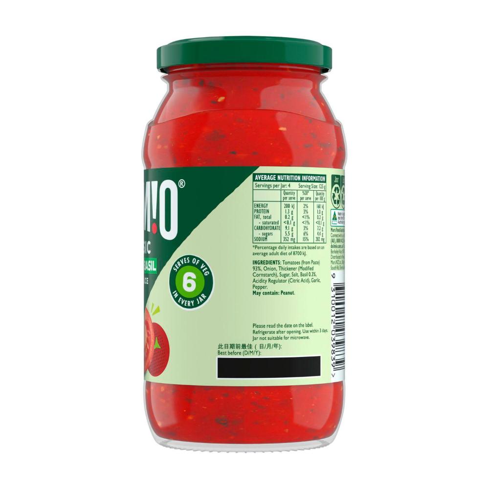 Dolmio assic Basil Pasta Sauce - 500g