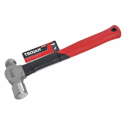 Trojan Fibreglass Ball Pein Hammer - 24oz