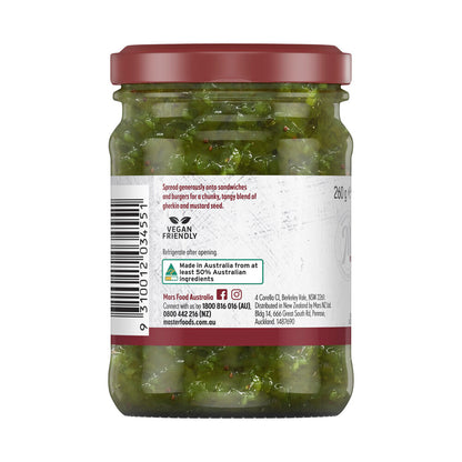 MasterFoods Gherkin Relish - 260g