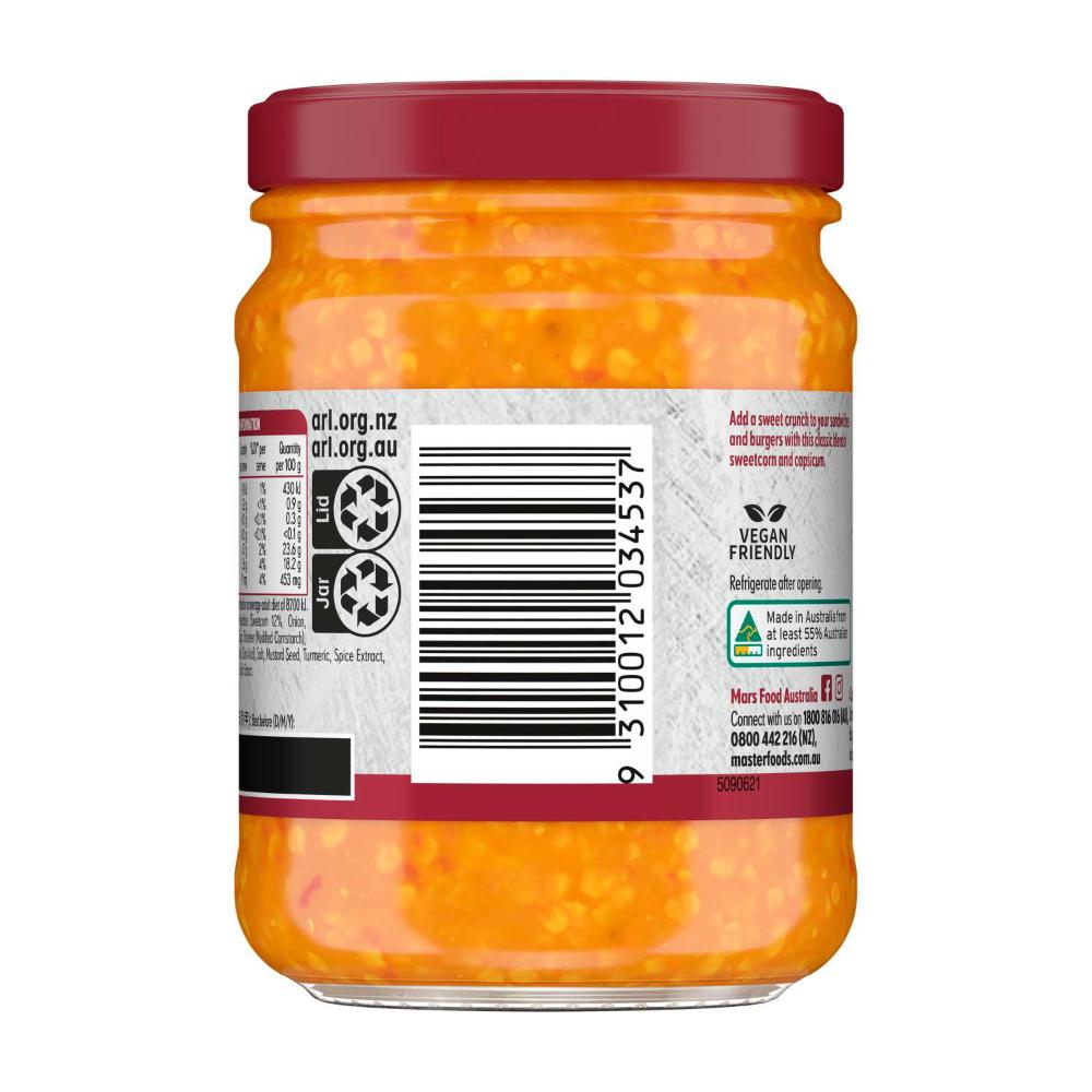 MasterFoods Corn Relish - 250g