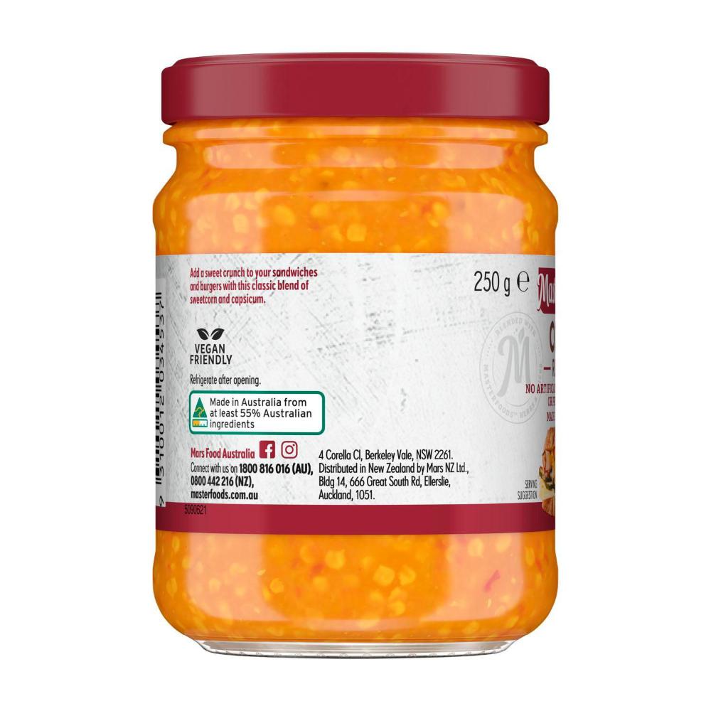 MasterFoods Corn Relish - 250g