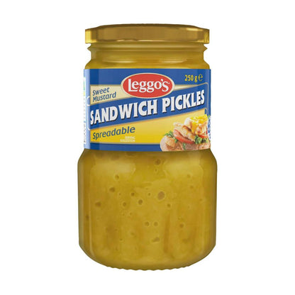 Leggo's Spreadable Sweet Mustard Sandwich Pickles - 250g