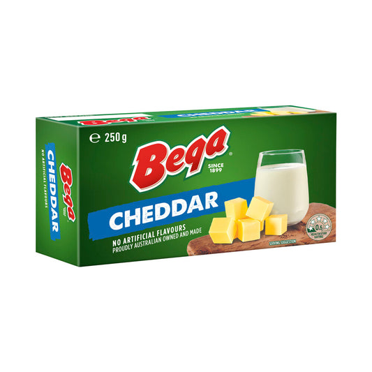Bega Cheddar Cheese Block - 250g