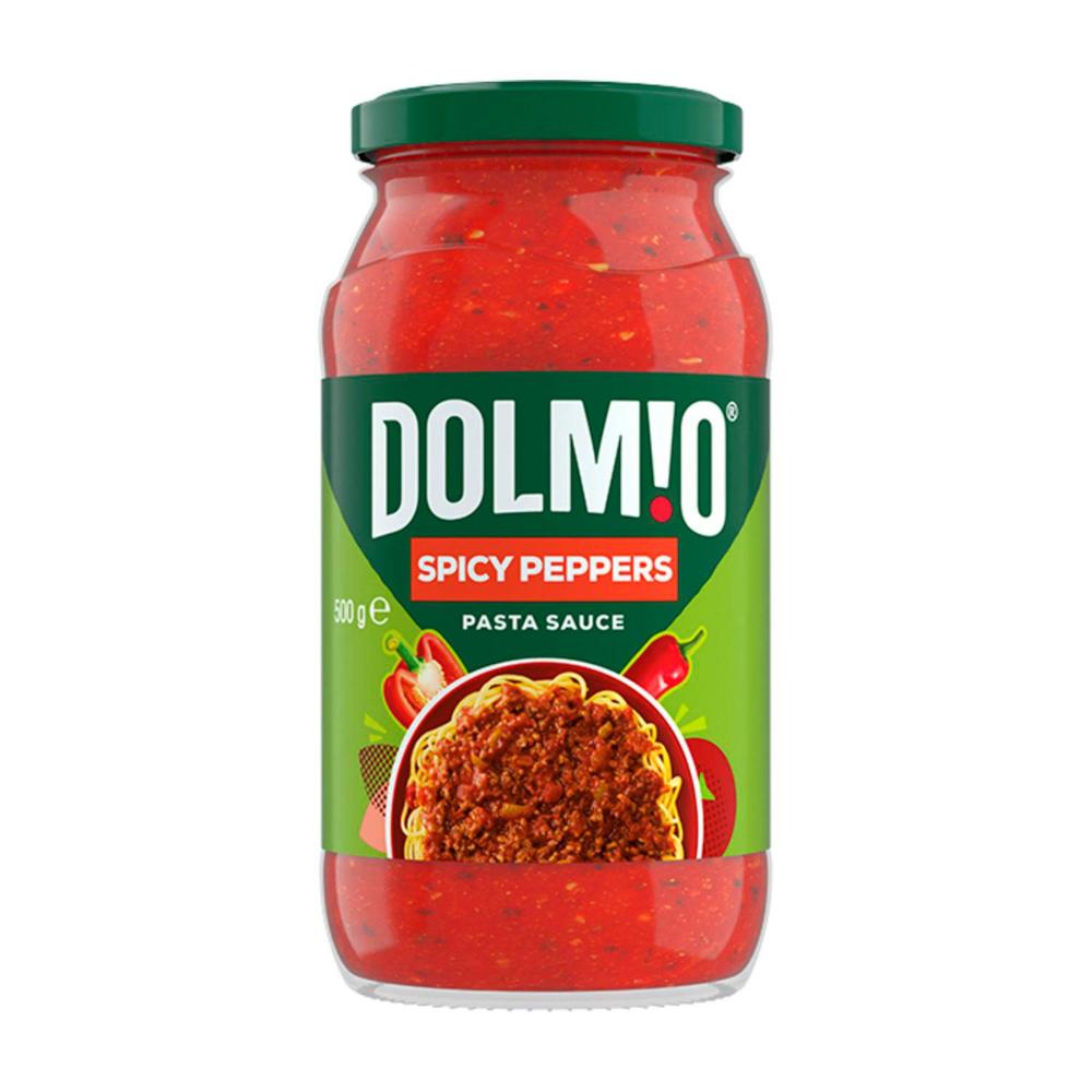 Dolmio Extra Pasta Sauce Spicy Pepper - 500g