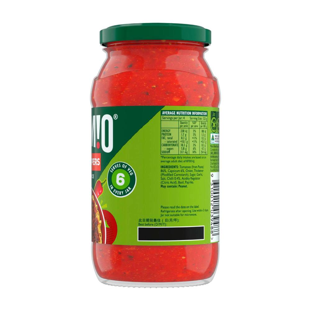 Dolmio Extra Pasta Sauce Spicy Pepper - 500g