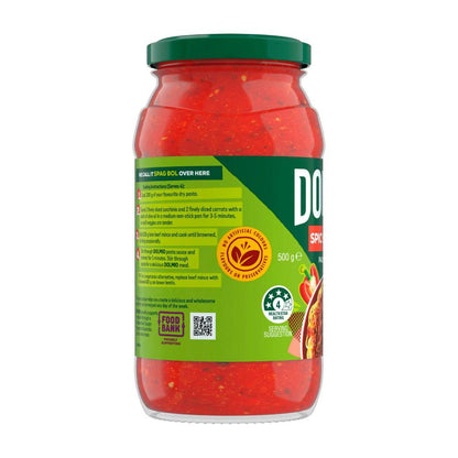 Dolmio Extra Pasta Sauce Spicy Pepper - 500g