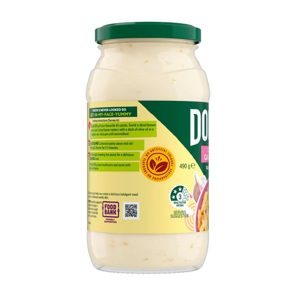 Dolmio Carbonara Pasta Sauce - 490g