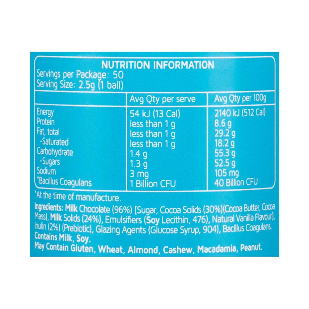 Nature's Way Kids Smart Probiotic 50 Milk Chocolate Balls - 50 Pack