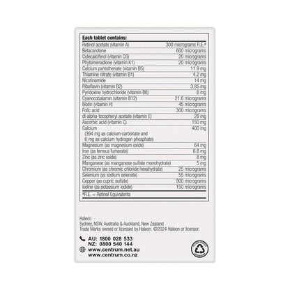 Centrum For Women Multivitamin - 60 Pack